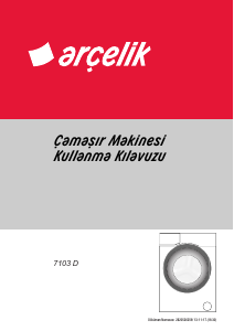 Kullanım kılavuzu Arçelik 7103 D Çamaşır makinesi