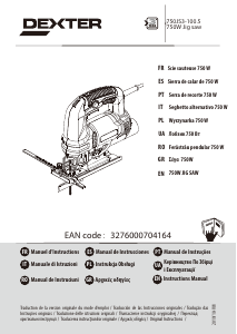 Manual Dexter 750JS3-100.5 Serra de recortes