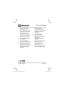 Manuale Einhell TP-CI 18 Li BL-Solo Avvitatore