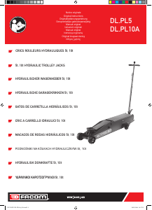 Manual de uso Facom DL.PL10A Cric