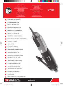 Руководство Facom V.770F Сабельная пила