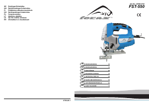 Rokasgrāmata Ferax FST-550 Finierzāģis