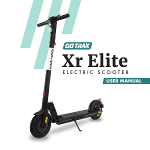 Handleiding GOTRAX XR Elite Elektrische step