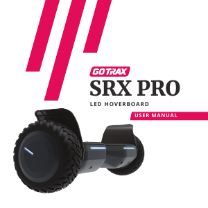 Manual GOTRAX SRX PRO Hoverboard