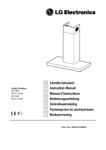 Handleiding LG DC9151SRS Afzuigkap
