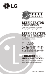 Manual LG GR-T332JM Fridge-Freezer