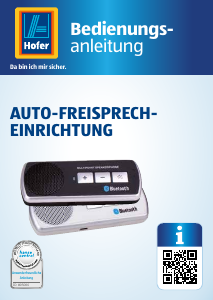 Bedienungsanleitung AHG HF-610-SW Freisprechanlage