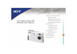 Manual Acer DC 300 Digital Camera