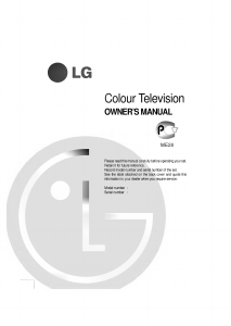 Manual LG CT-21Q21KE Television