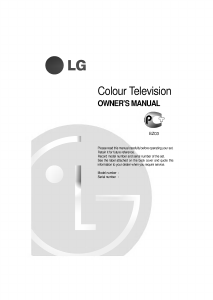 Manual LG CT-29K37E Television