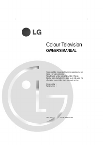 Handleiding LG CE-21M66KEX Televisie