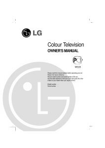 Manual LG CT-21K55FE Television