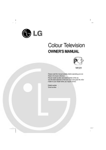 Handleiding LG CT-21K55FE Televisie