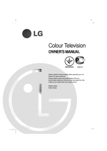 Manual LG CT-21Q45VE Television