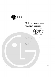 Manual LG CT-20T25M Television