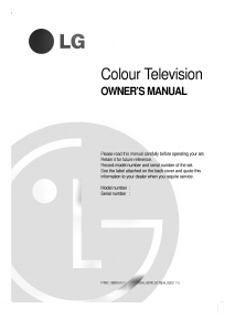 Manual LG CT-25Q20ET Television