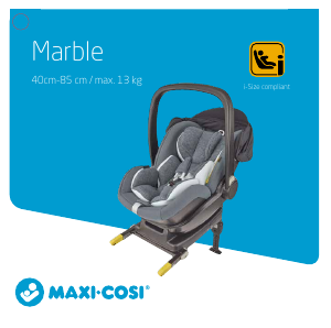 Manuale Maxi-Cosi Marble Seggiolino per auto