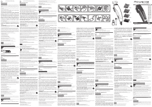 Mode d’emploi Rowenta TN1603F0 Driver Tondeuse