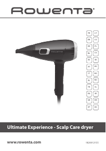 Manual de uso Rowenta CV9240F0 Ultimate Experience Secador de pelo