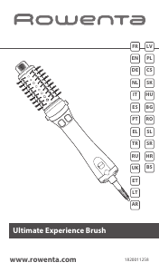 Εγχειρίδιο Rowenta CF9720F0 Ultiamte Experience Brush Στυλιστικό μαλλιών