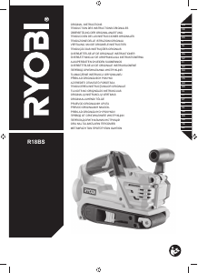 Kasutusjuhend Ryobi R18BS-0 Lintlihvimismasin