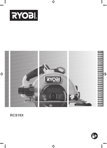 Handleiding Ryobi RCS18X-0 Cirkelzaag