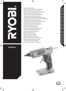 Посібник Ryobi R18GLU-0 Клейовий пістолет