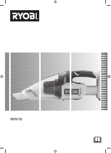 Manual Ryobi RHV18-0 Aspirator de mână