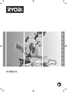 Käyttöohje Ryobi R18MS216-0 Jiirisaha