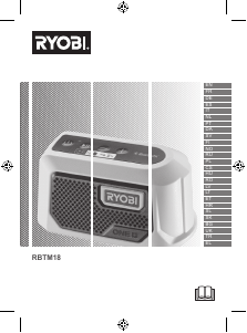 Manual Ryobi RBTM18-0 Speaker