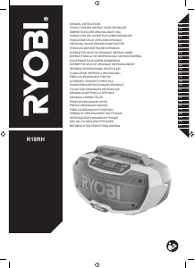 Bruksanvisning Ryobi R18RH-0 Stereoanläggning