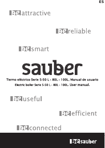 Manual de uso Sauber SERIE 5-80L Calentador de agua