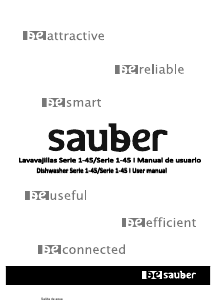 Manual de uso Sauber SERIE 1-45I Lavavajillas