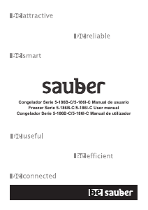 Manual Sauber SERIE 5-186B-C Congelador