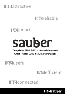 Handleiding Sauber SERIE 3-572H Vriezer