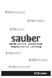 Bedienungsanleitung Sauber SERIE7-177I Kühl-gefrierkombination