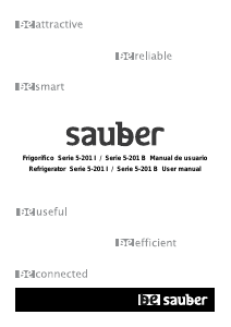 Handleiding Sauber SERIE 5-201I Koel-vries combinatie
