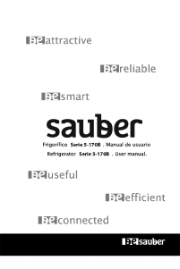 Handleiding Sauber SERIE 5-170I Koel-vries combinatie