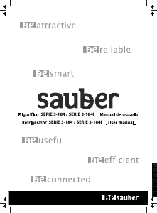 Manual de uso Sauber SERIE 3-184 Frigorífico combinado
