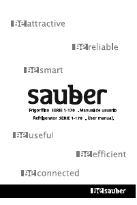 Manual de uso Sauber SERIE 1-170 Frigorífico combinado