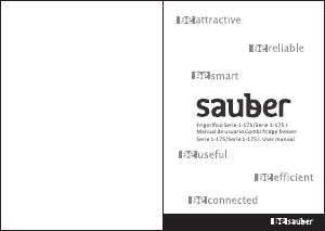 Manual de uso Sauber SERIE 1-175 Frigorífico combinado