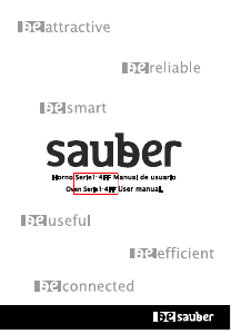 Manual Sauber SERIE 1-4FF Oven