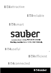 Manual Sauber SERIE 1-5100 Washing Machine