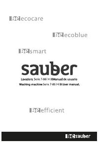 Manual Sauber SERIE 7-8614BI Washing Machine