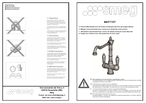 Handleiding Smeg MAP77OT Kraan