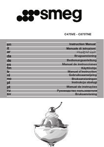 Handleiding Smeg C475VE Koel-vries combinatie