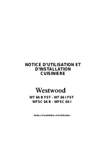 Mode d’emploi Westwood WFSC66B Cuisinière
