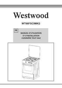 Mode d’emploi Westwood WT66FSC9MK2 Cuisinière