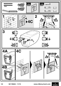 Brugsanvisning Villeroy and Boch Amadea 9211S8A3 Toilet