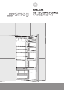 Manual Smeg S7323LFLD2P2C Refrigerator